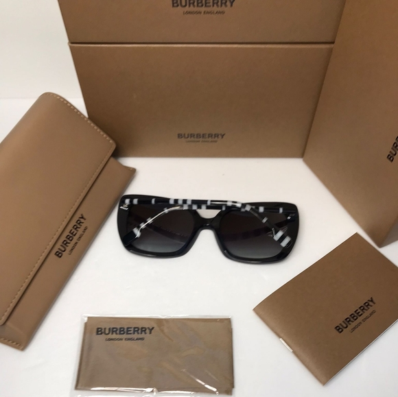 💯 Original Burberry BE4323 40078G 54 Caroll Ladies Sunglasses - Picture 9 of 13